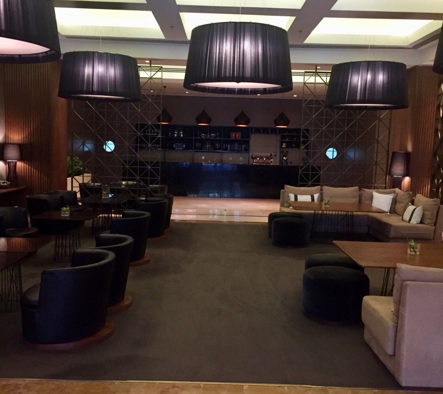 Lobby area of the Marriott Marquis City Center Doha