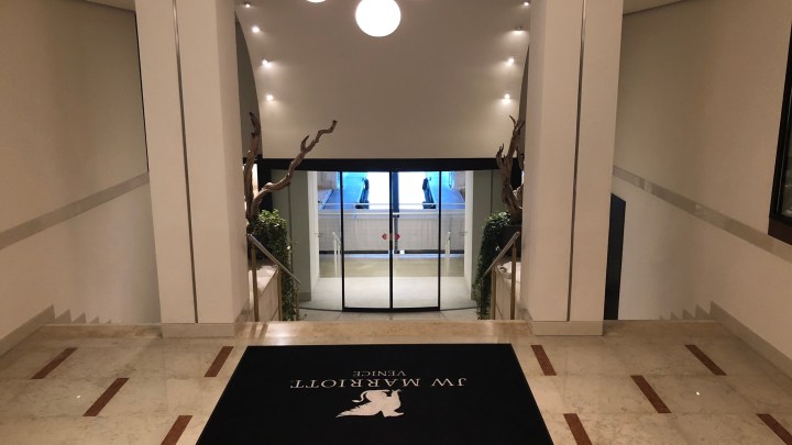 JW Marriott Venice Water Taxi Dock Entrance