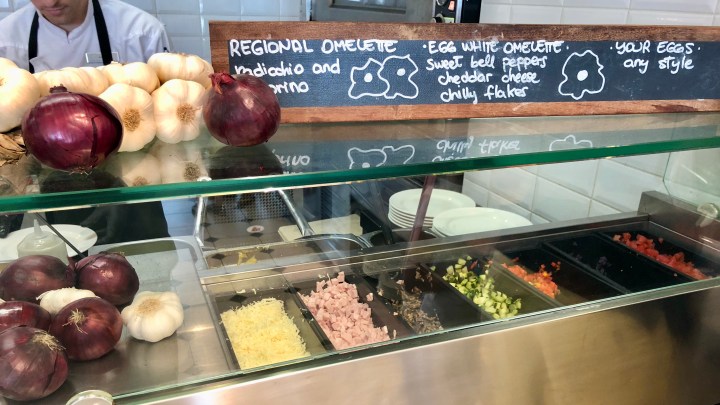 Omelette Bar at the JW Marriott Venice Cucina Daily Kitchen
